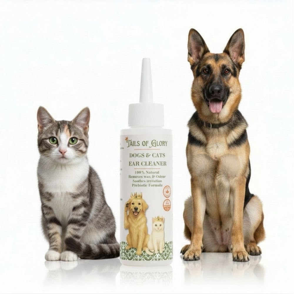 Dog & Cat Paw Cleaner with Soft Brush – Natural No-Rinse Paw Wash, Plant-Based Ingredients, Portable & Gentle – Rated Excellent on Yuka/INCI - 200ml
