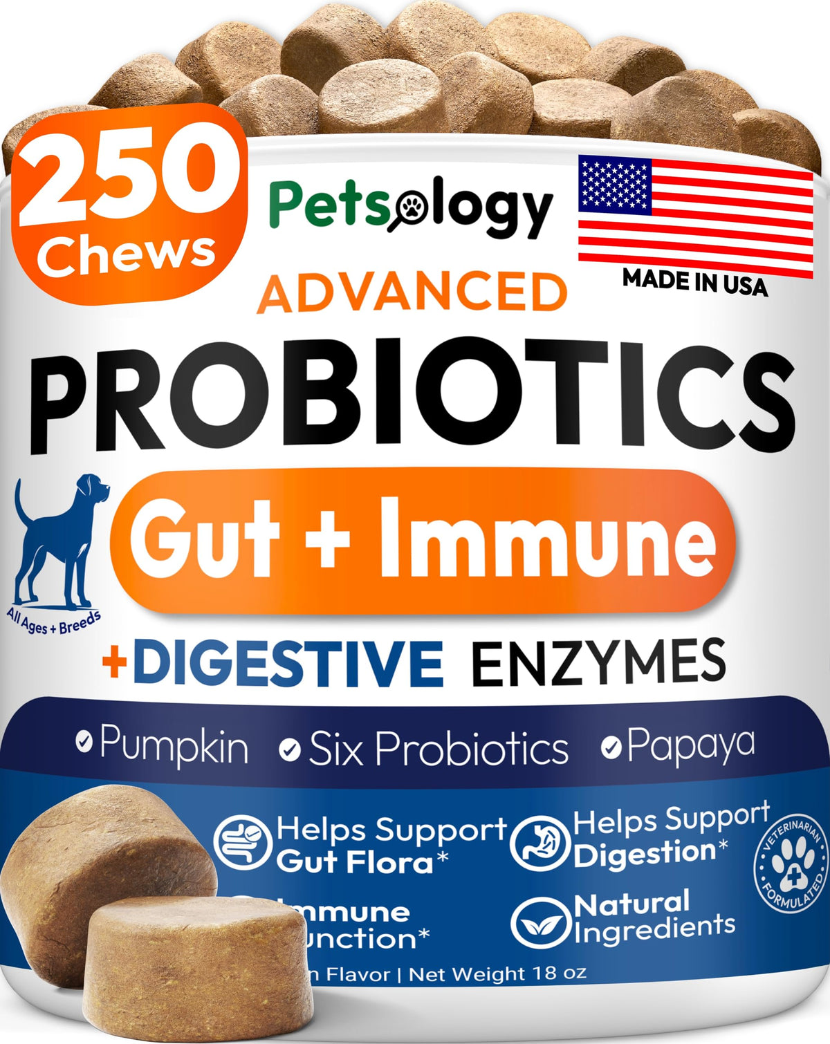 Turkey Tail Mushroom for Dogs - 250 Chews - Lion’s Mane - Shiitake - Reishi - Buddy Immune Support Guard - Lipoma Mushroom Supplement for Dogs Lumps and Bumps Glucosamine, Health Vitamins Multivitamin