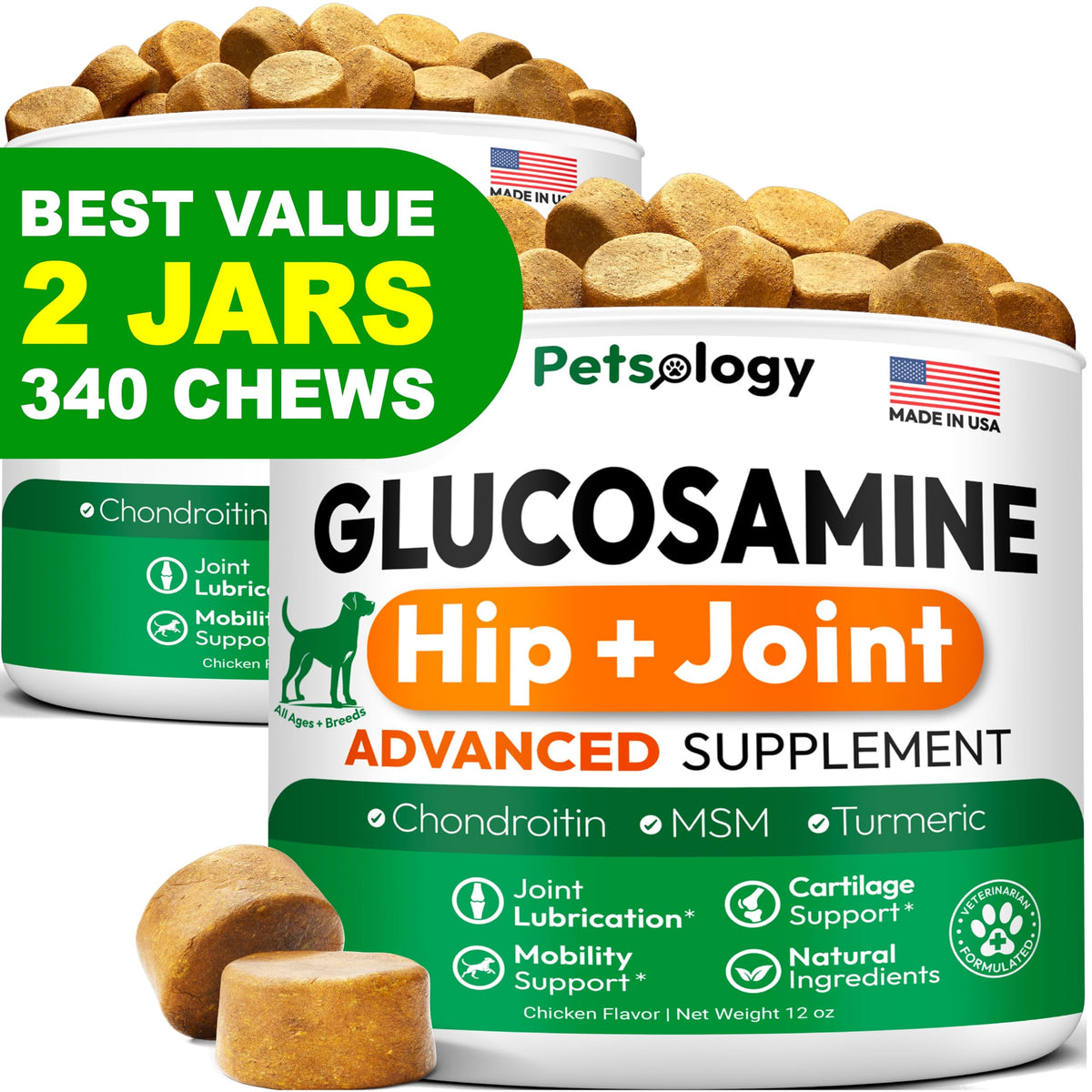 Turkey Tail Mushroom for Dogs - 250 Chews - Lion’s Mane - Shiitake - Reishi - Buddy Immune Support Guard - Lipoma Mushroom Supplement for Dogs Lumps and Bumps Glucosamine, Health Vitamins Multivitamin